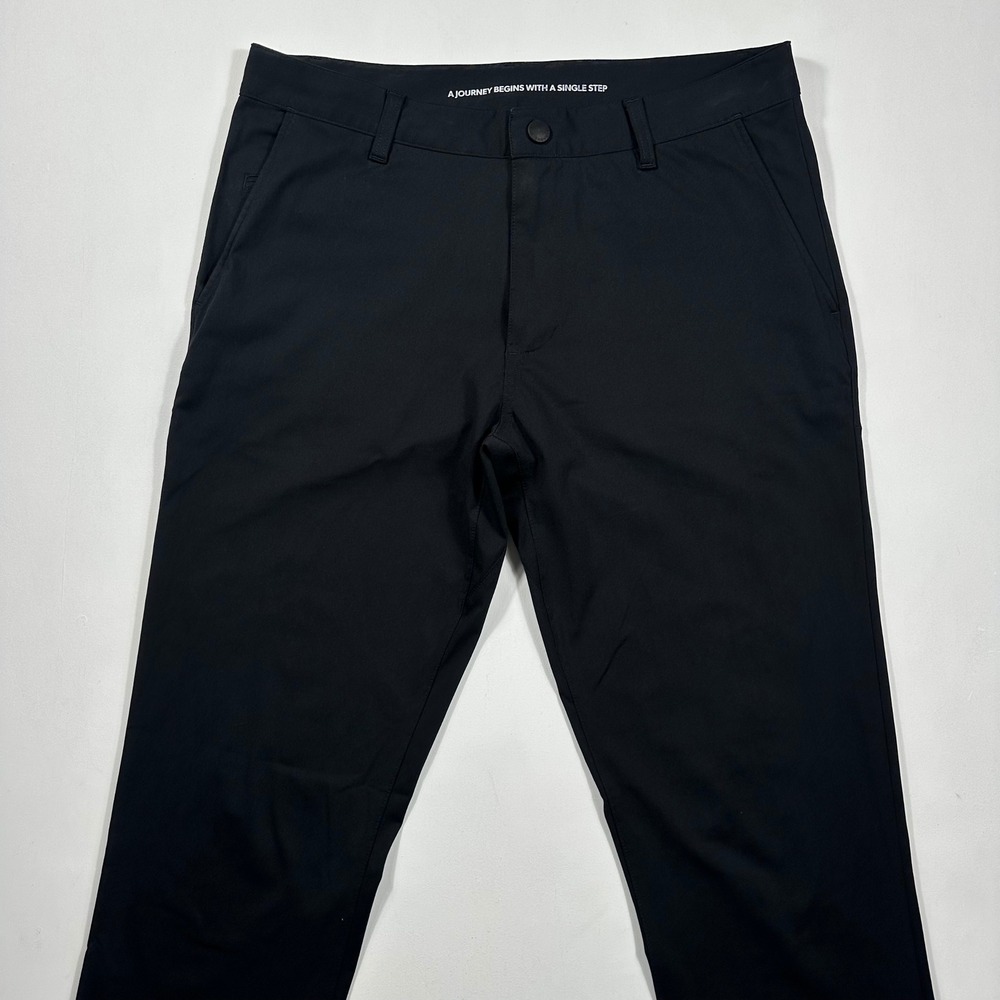 Rhone Commuter Skinny Pants Mens 32x32 Performance Stretch Trousers Black